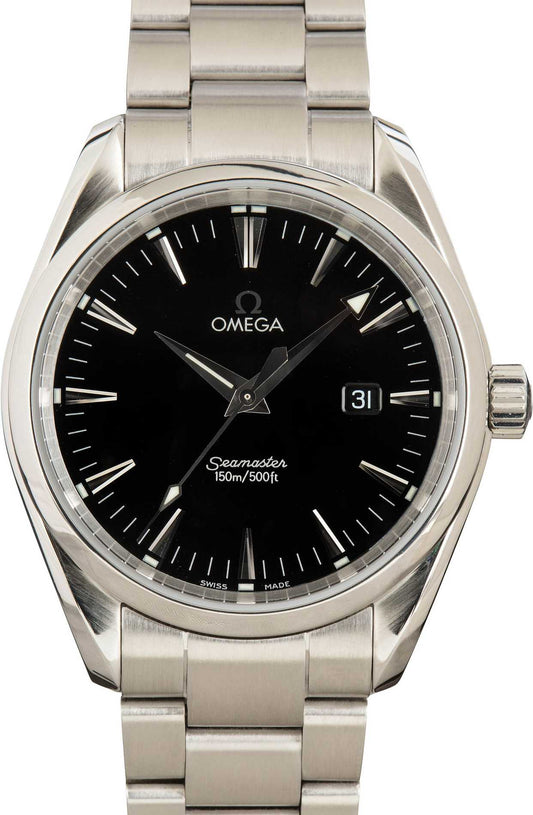 Omega Seamaster Black Dial Stainless Steel