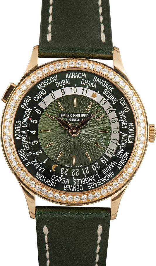 Patek Philippe Complications Rose Gold Olive Green Dial