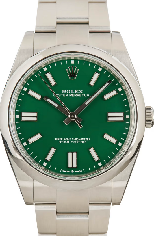 Rolex Oyster Perpetual 124300 Green Dial